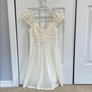 Altar'd State White Lace Dress